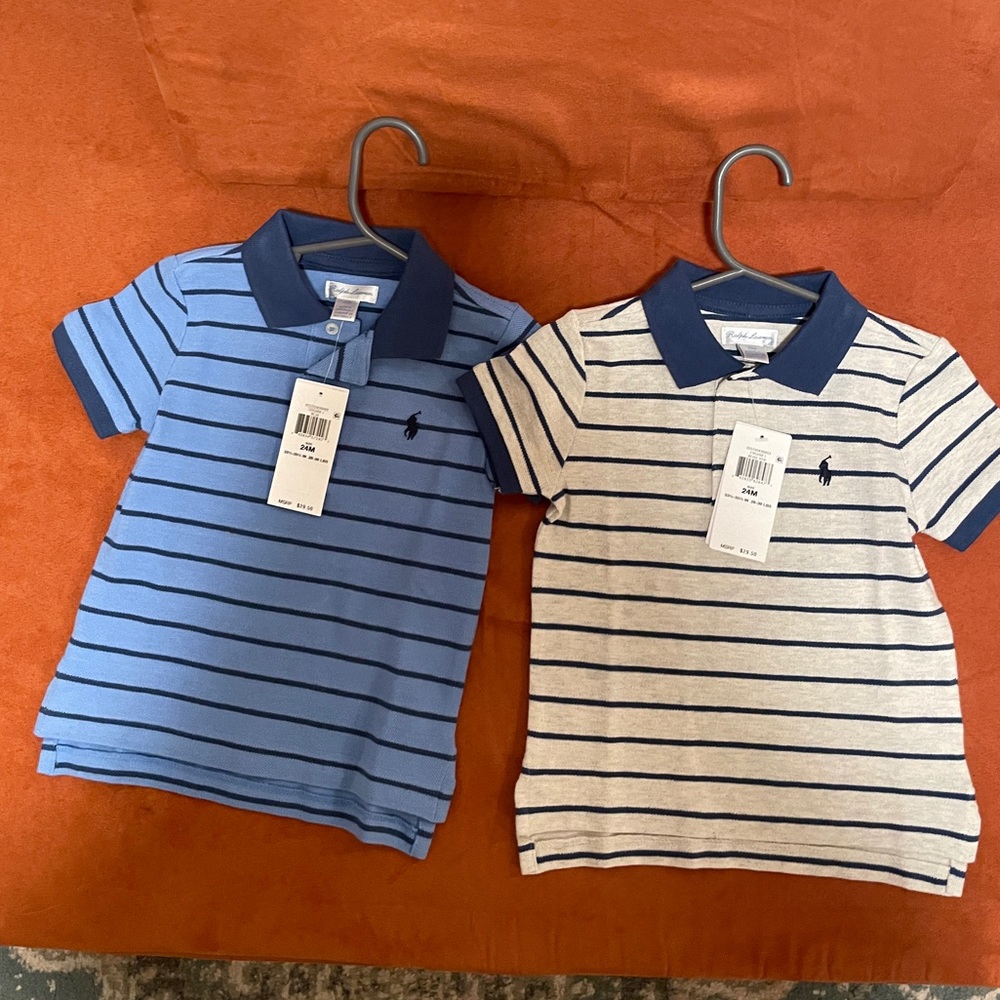 Ralph Lauren short sleeve polos 24m